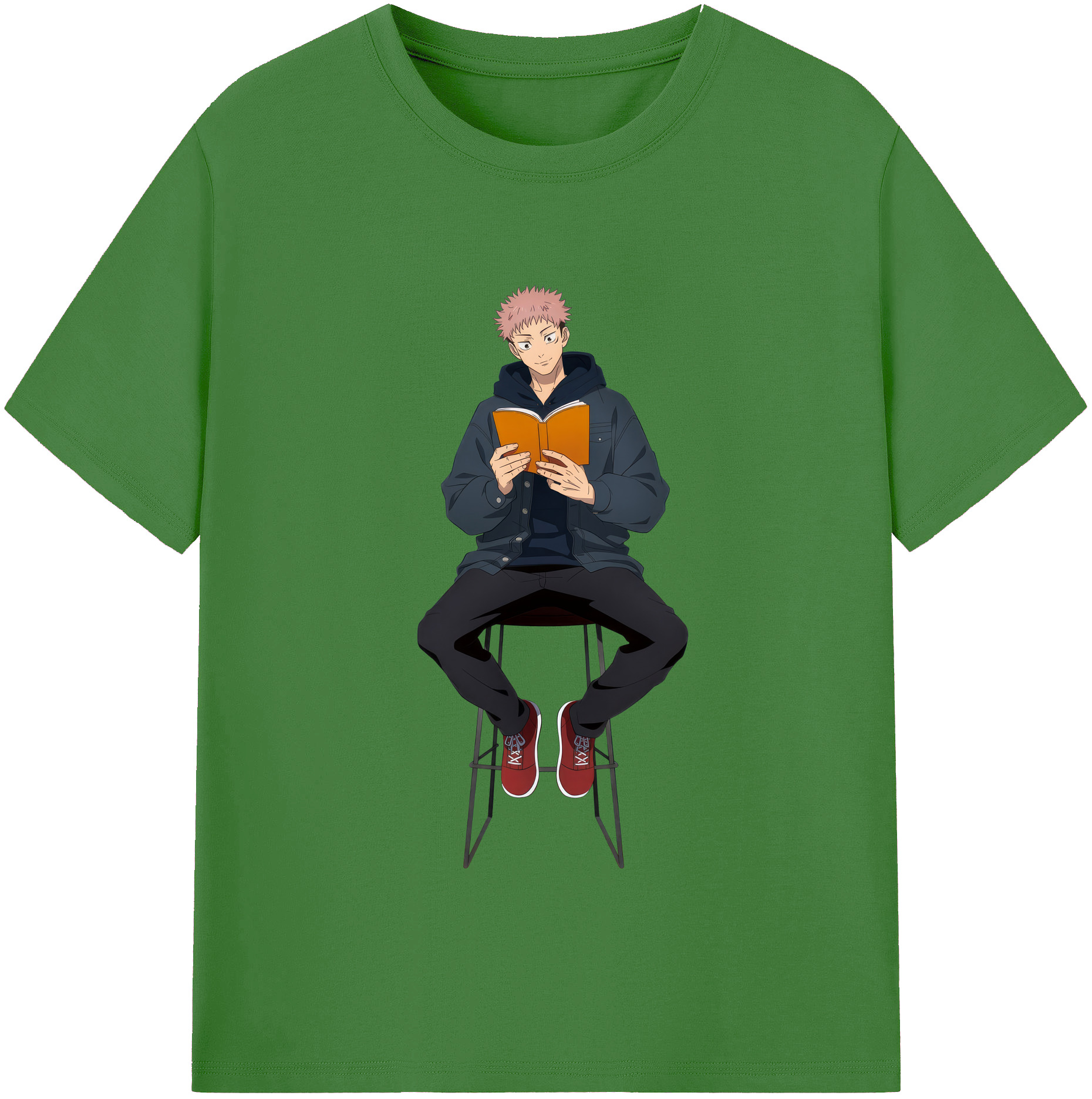 （画像用） 呪術廻戦 Jujutsu Kaisen レディースカジュアルプリントTシャツ（綿100％）